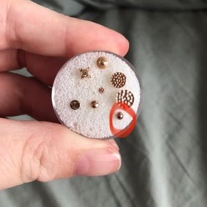 3mm rose gold ball threadless end